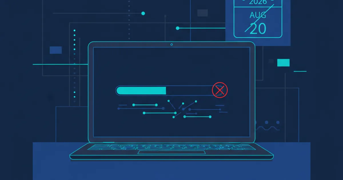 Illustration for the article “The xprotect check command errors out on macOS, hiding XProtect updates (August 20, 2026)”